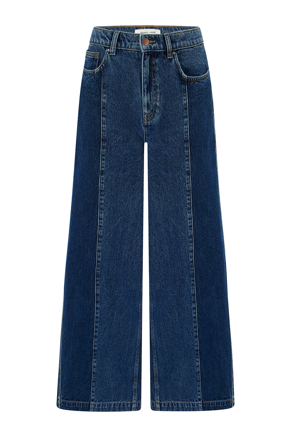 Bay Wide Leg Jean Two Tone in Phoenix