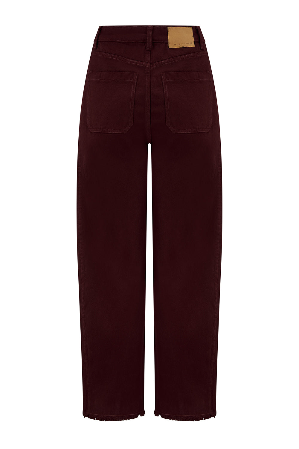 Bo Barrel Leg Twisted Jean in Mulberry
