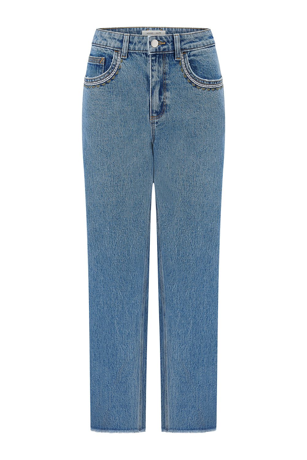Cara Straight Leg Jean in Rodeo