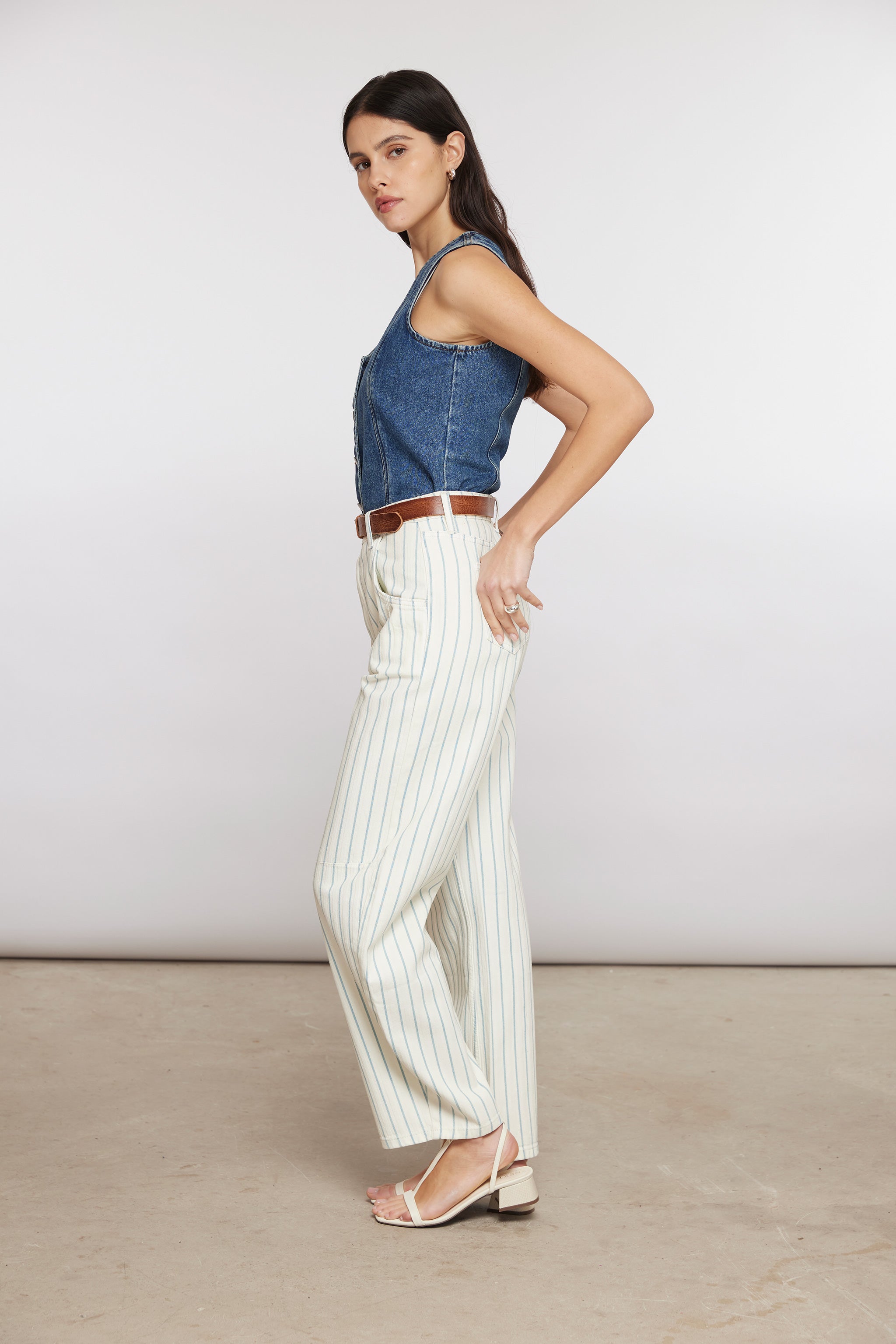 Nina Jean In Faded Stripe