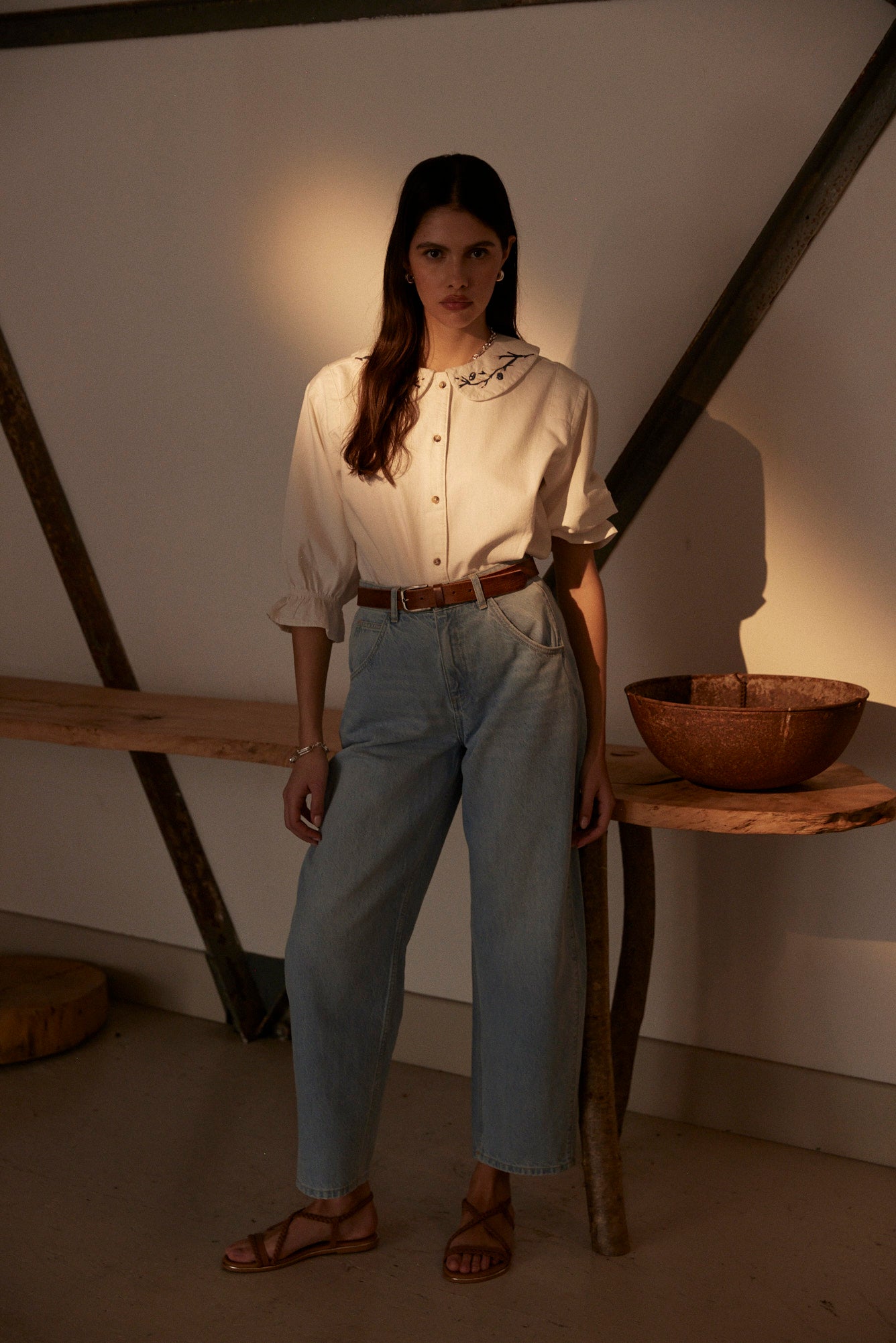 Bella Blouse in White