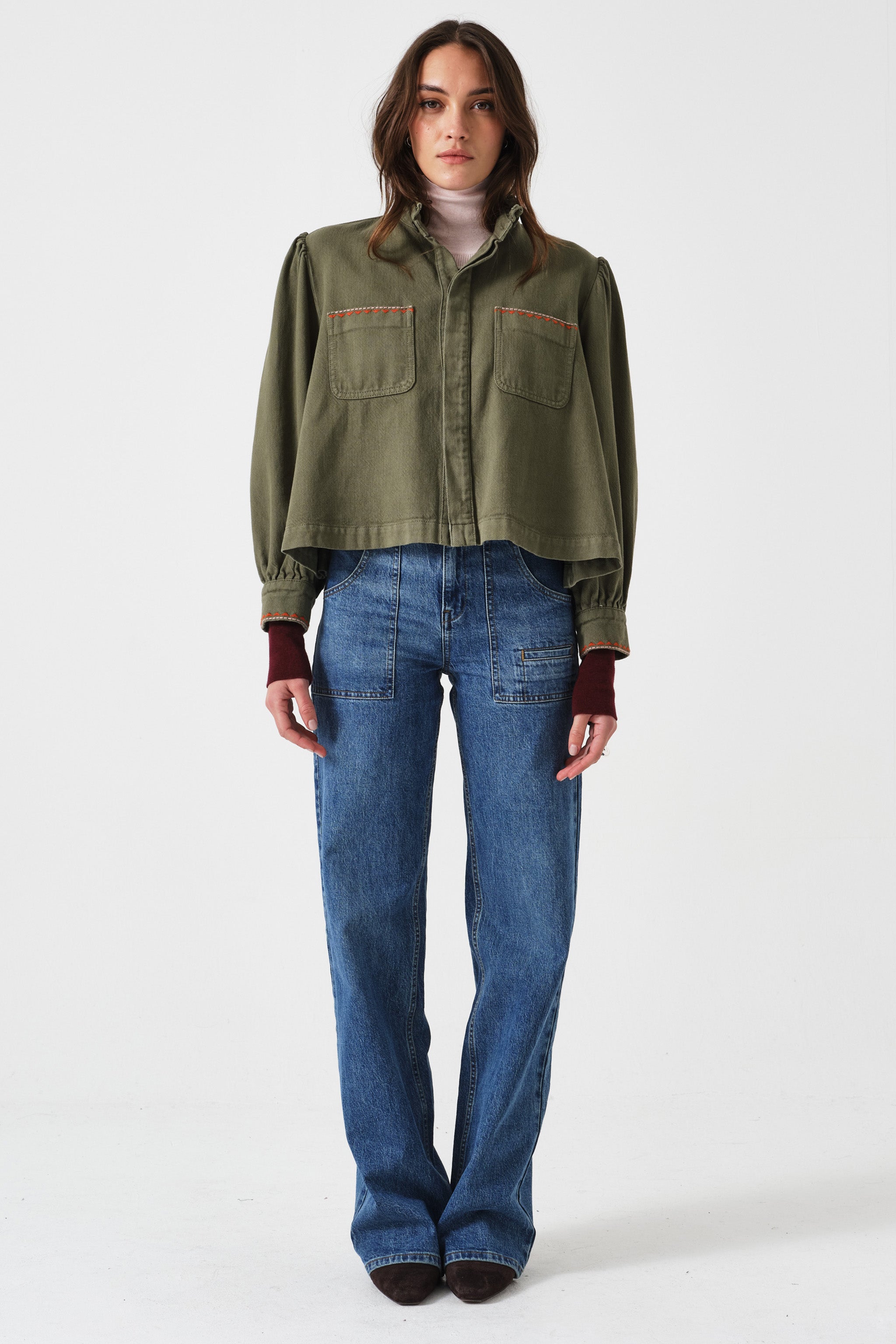 Eden Wide Leg Jean in Pasadena