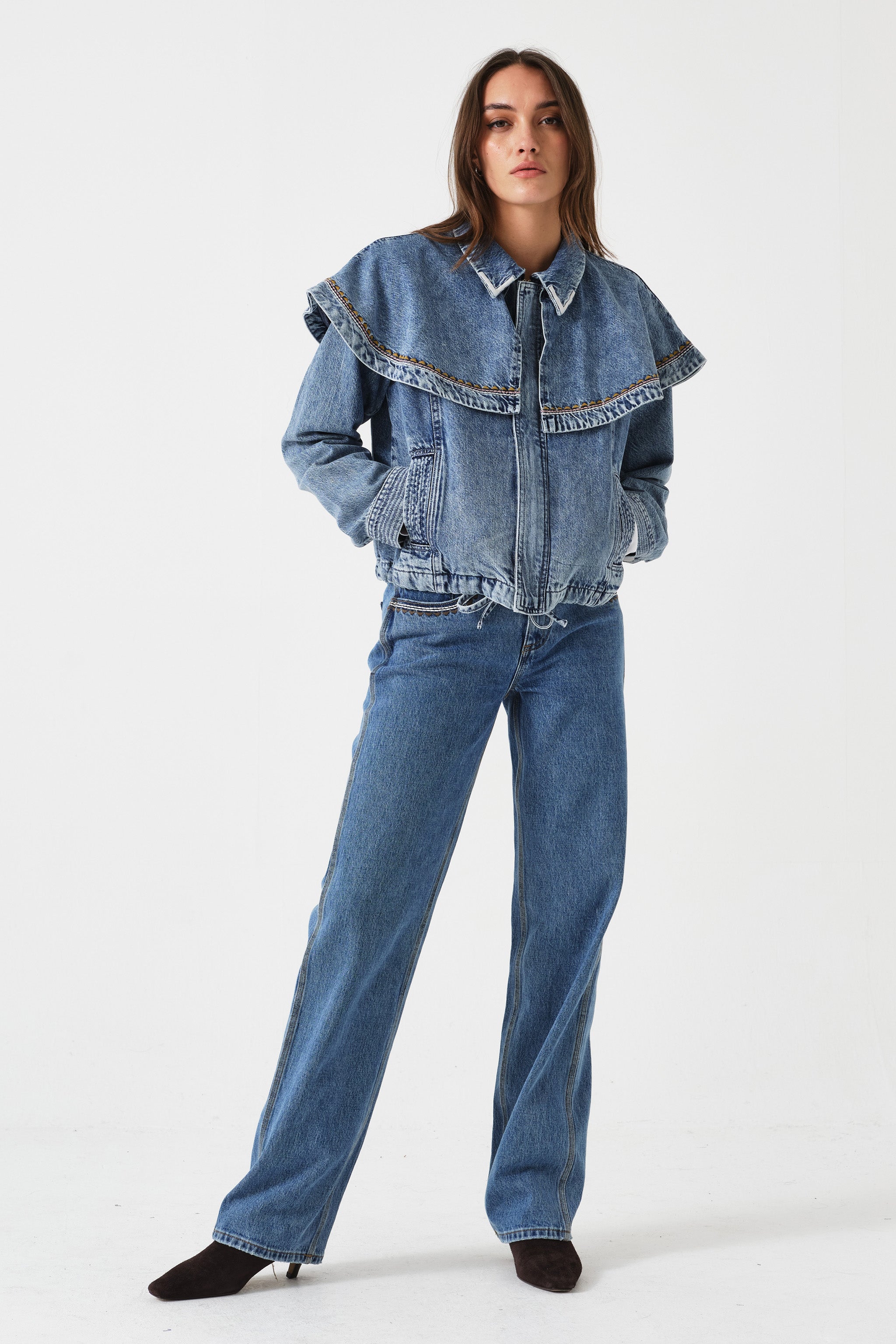 Fara Jacket in Newport