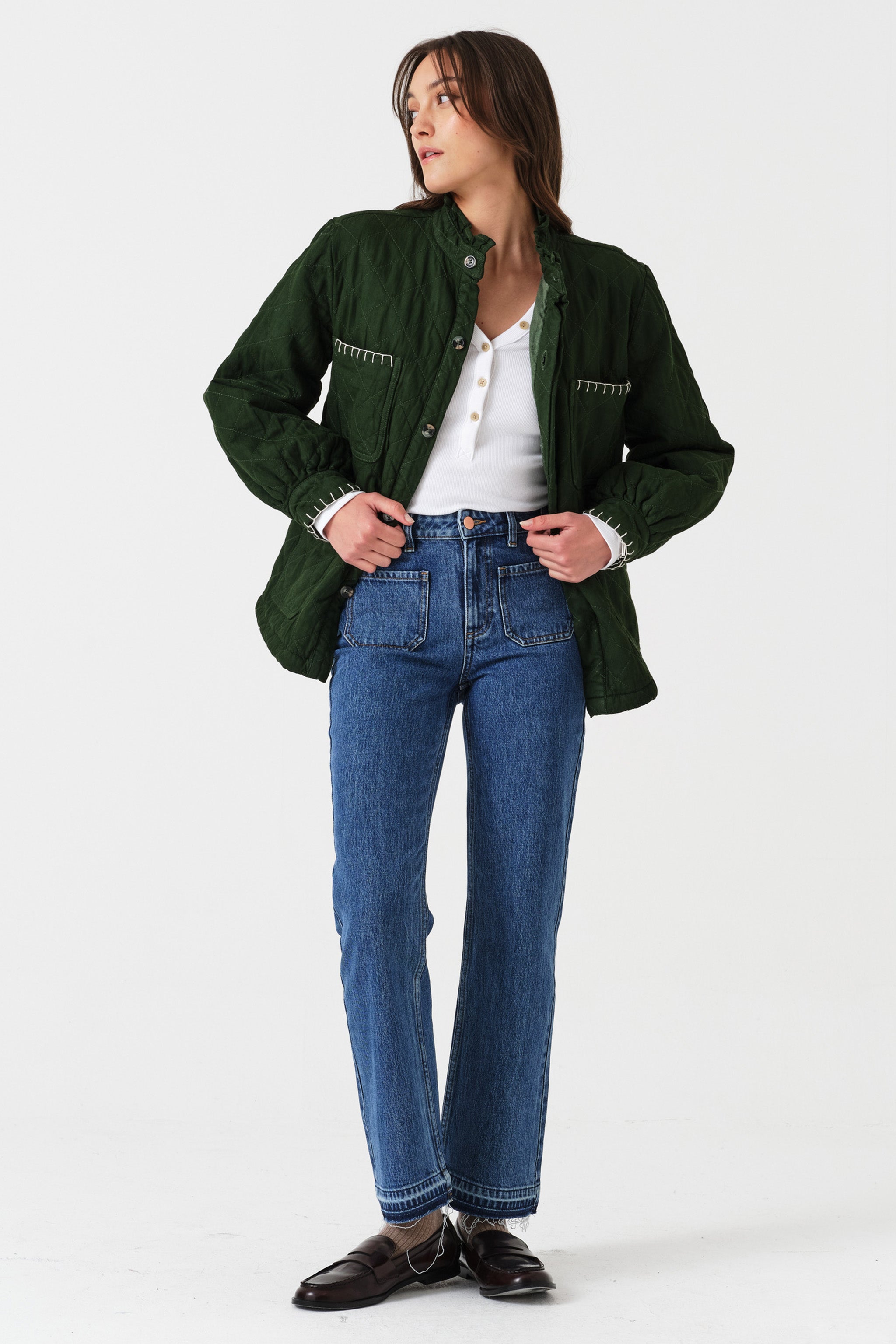 Gigi Kick Flare Jean in Napa