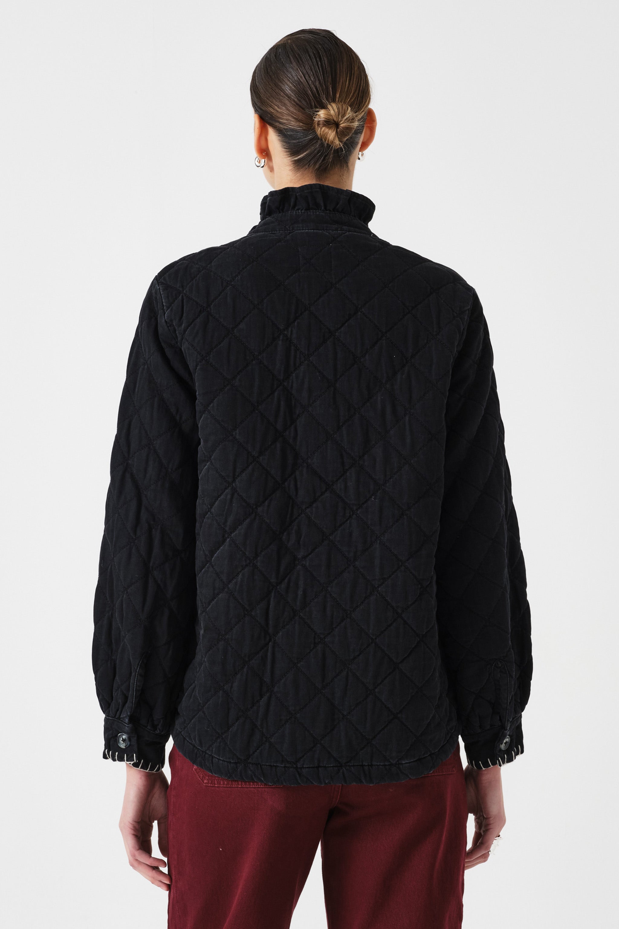 Pablo Quilted Denim Jacket in Fairbanks