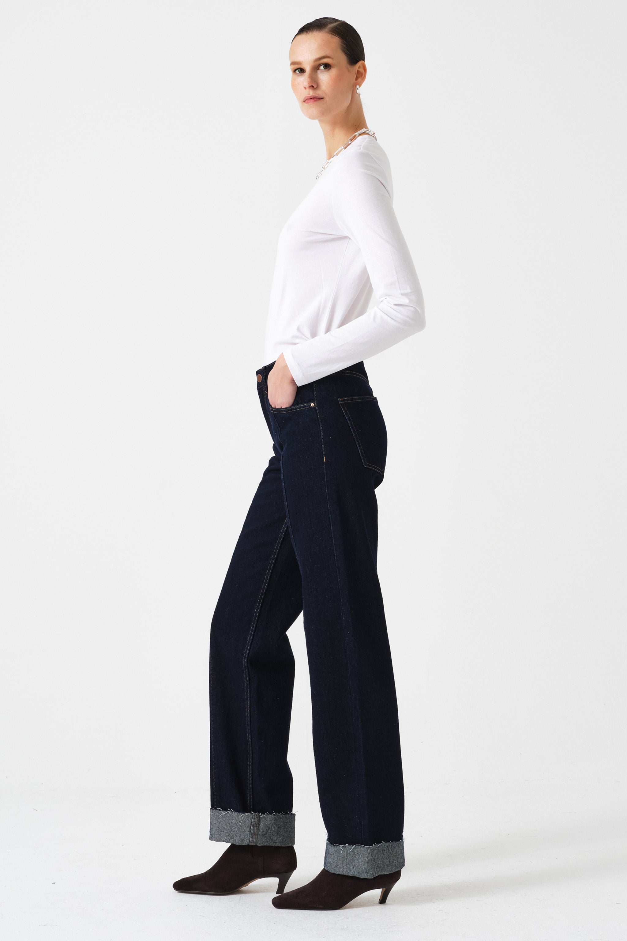 Stevie Turn Up Jean in Blue Moon