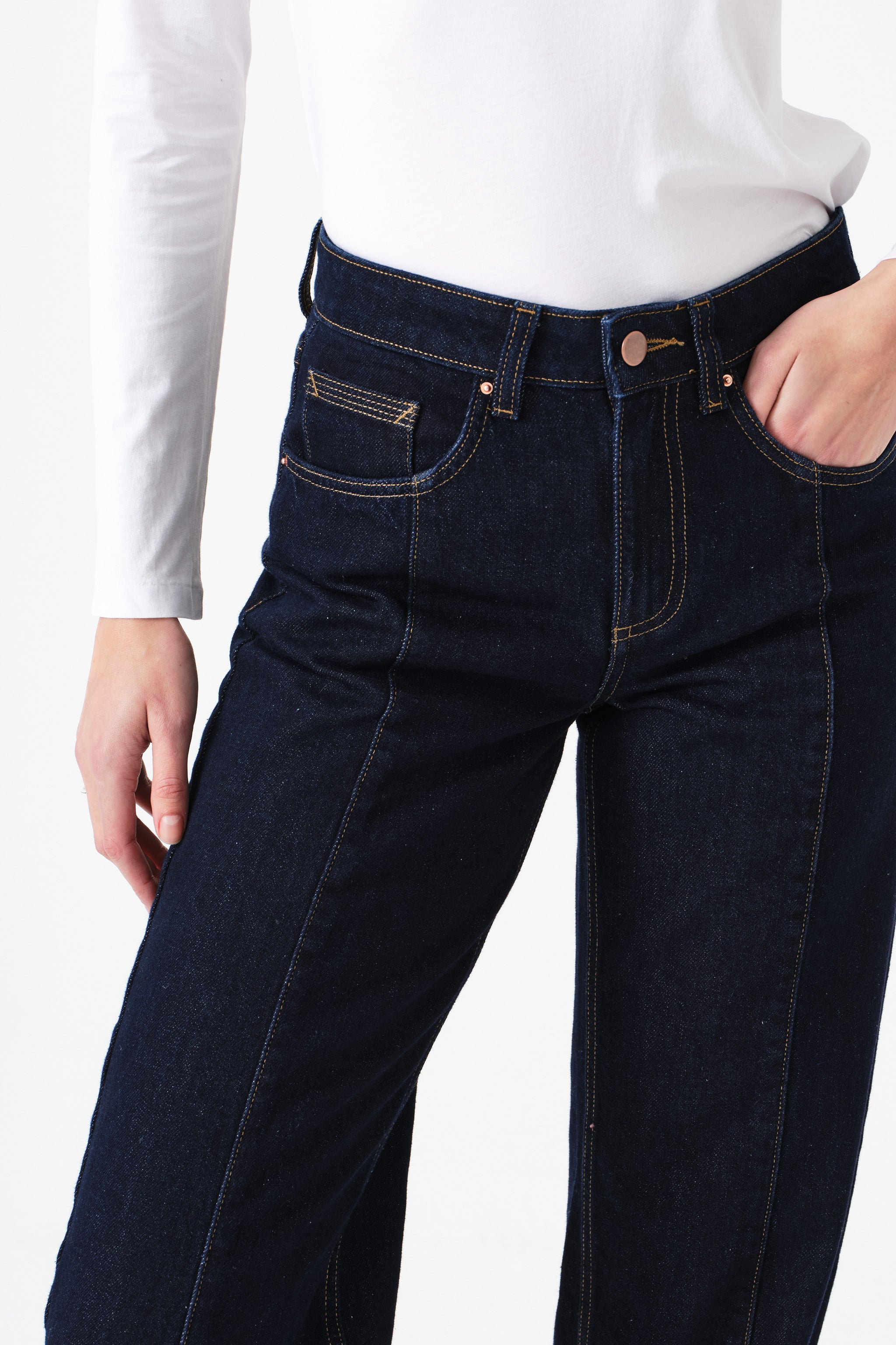 Stevie Turn Up Jean in Blue Moon