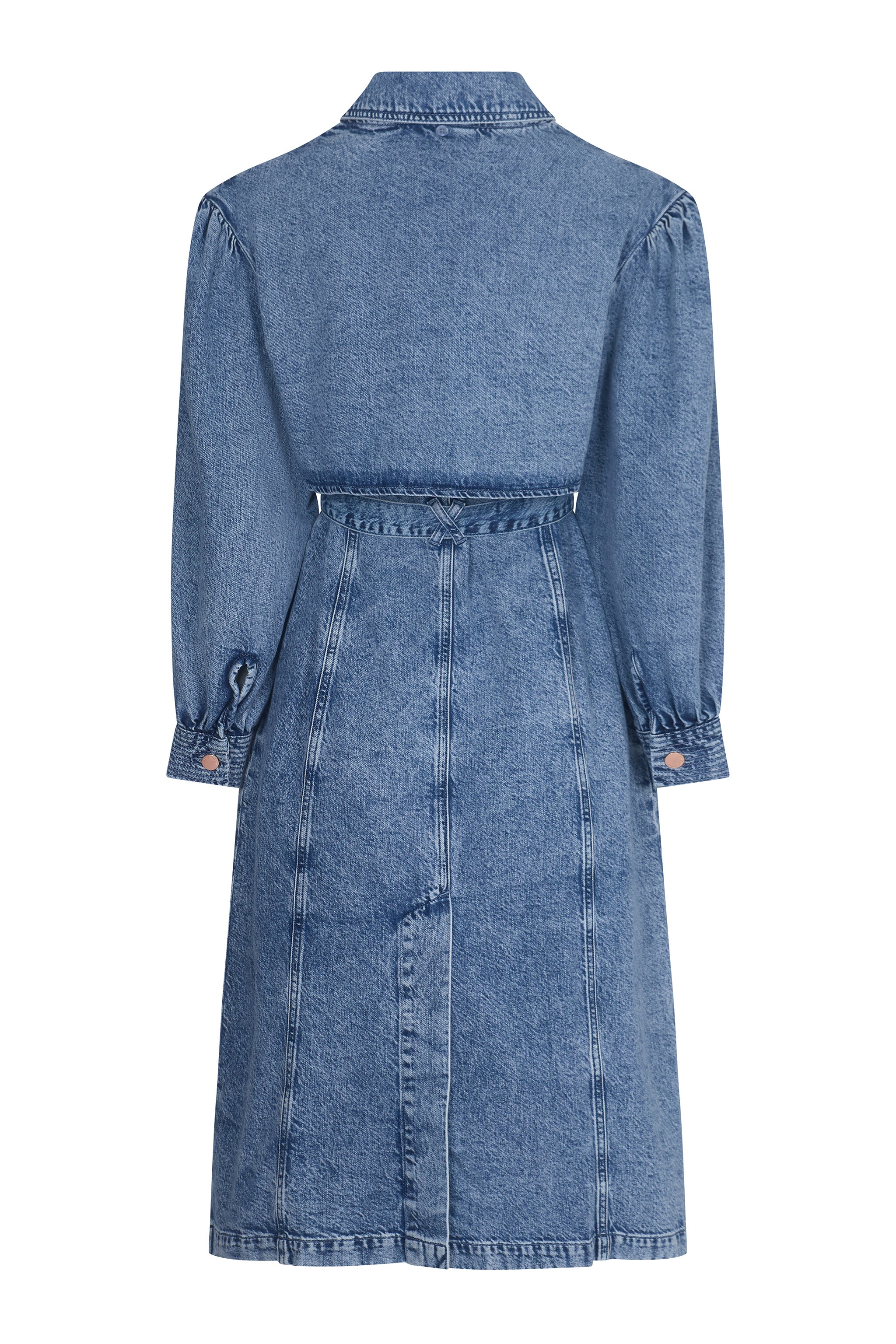 Bonnie Denim Trench in Newport