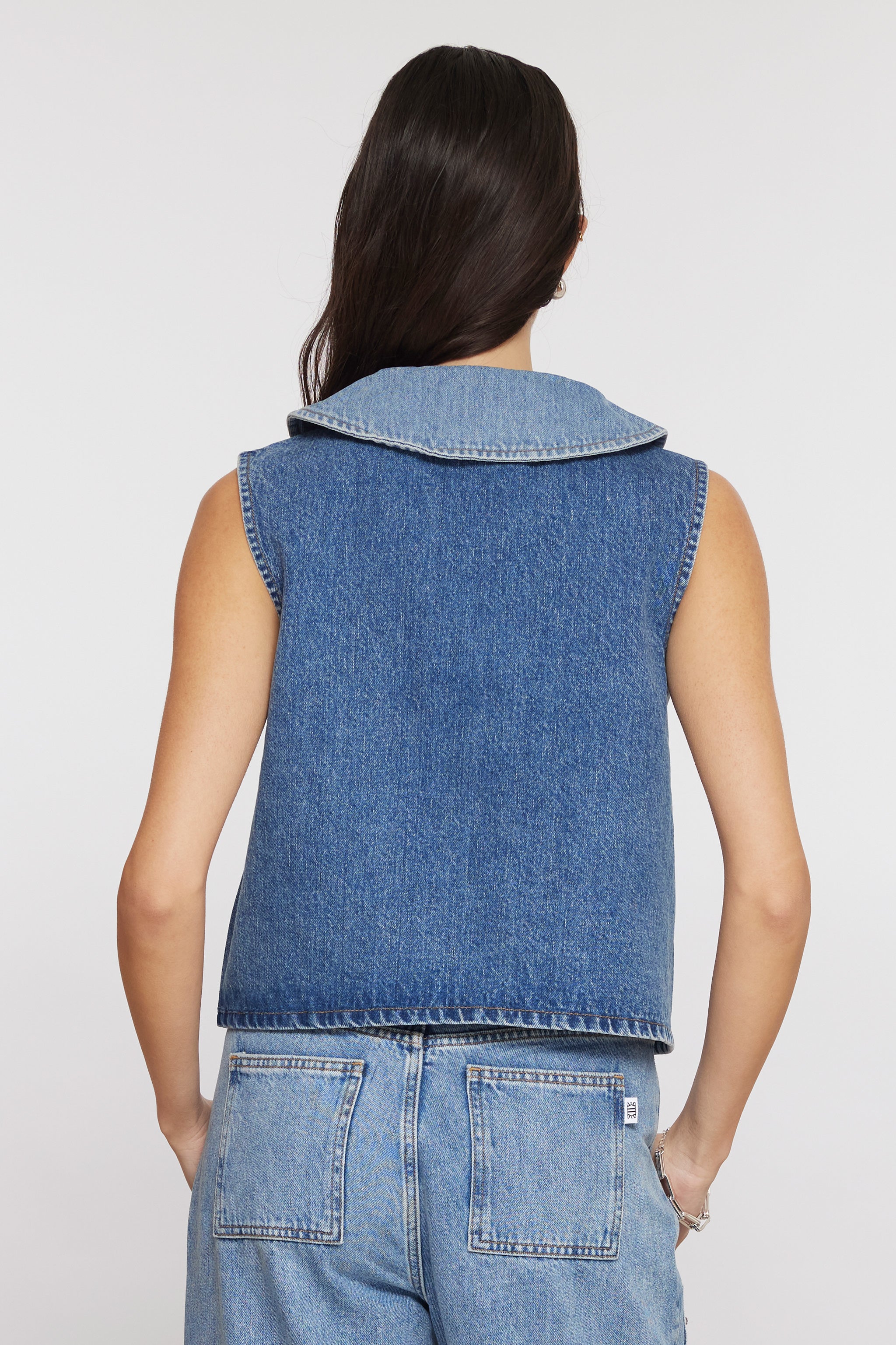 Zuri Vest In Two Tone